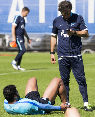 Открытая тренировка «Зенита», перед матчем с  «Рубином»