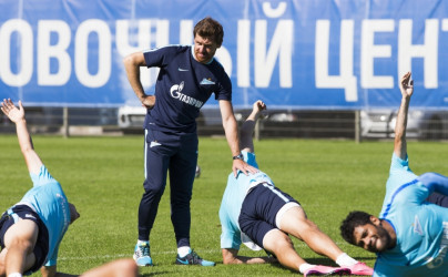 Открытая тренировка «Зенита», перед матчем с  «Рубином»