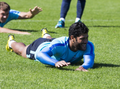 Открытая тренировка «Зенита», перед матчем с  «Рубином»