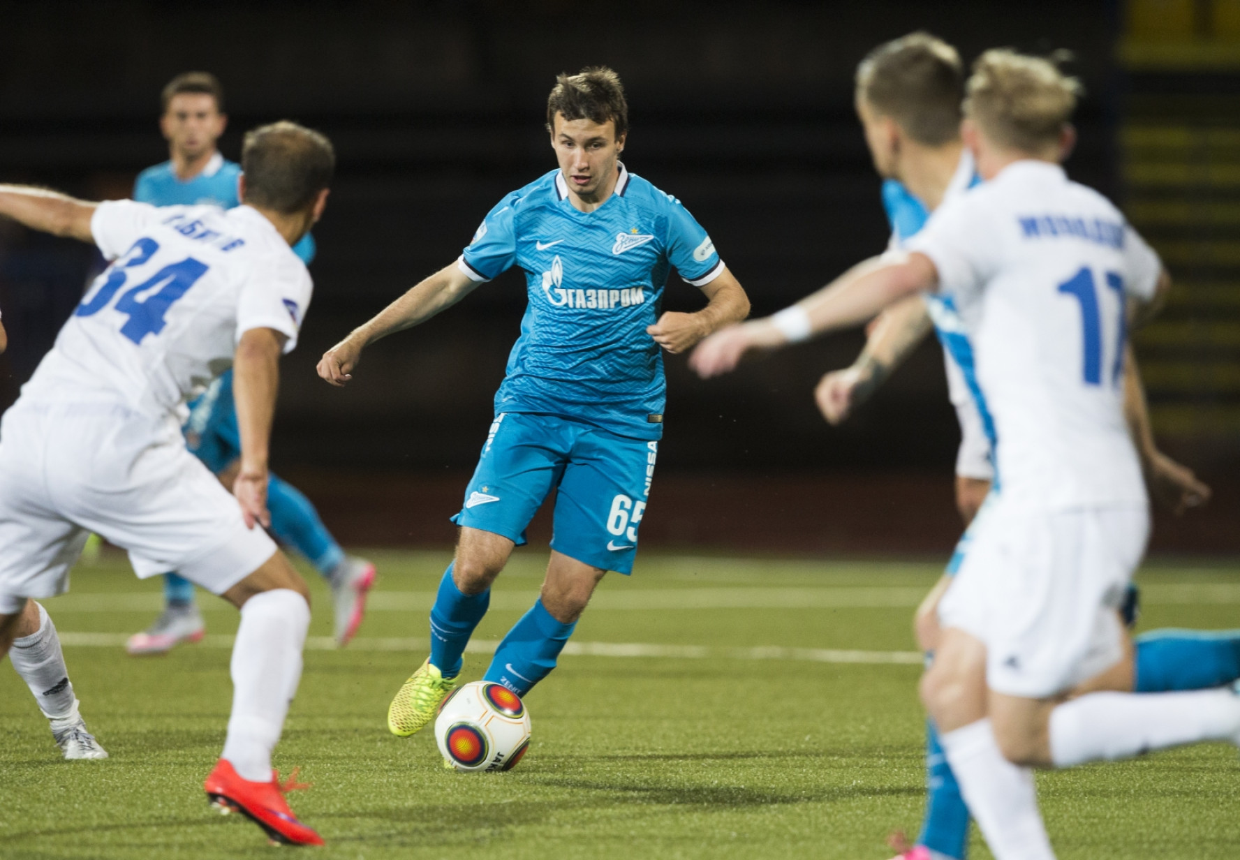 Голубая форма в ФНЛ. Зенит 2015/16. Zenit 2 St. Petersburg. Зенит 2 фото.