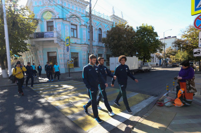 Прогулка по Краснодару перед матчем с «Кубанью»