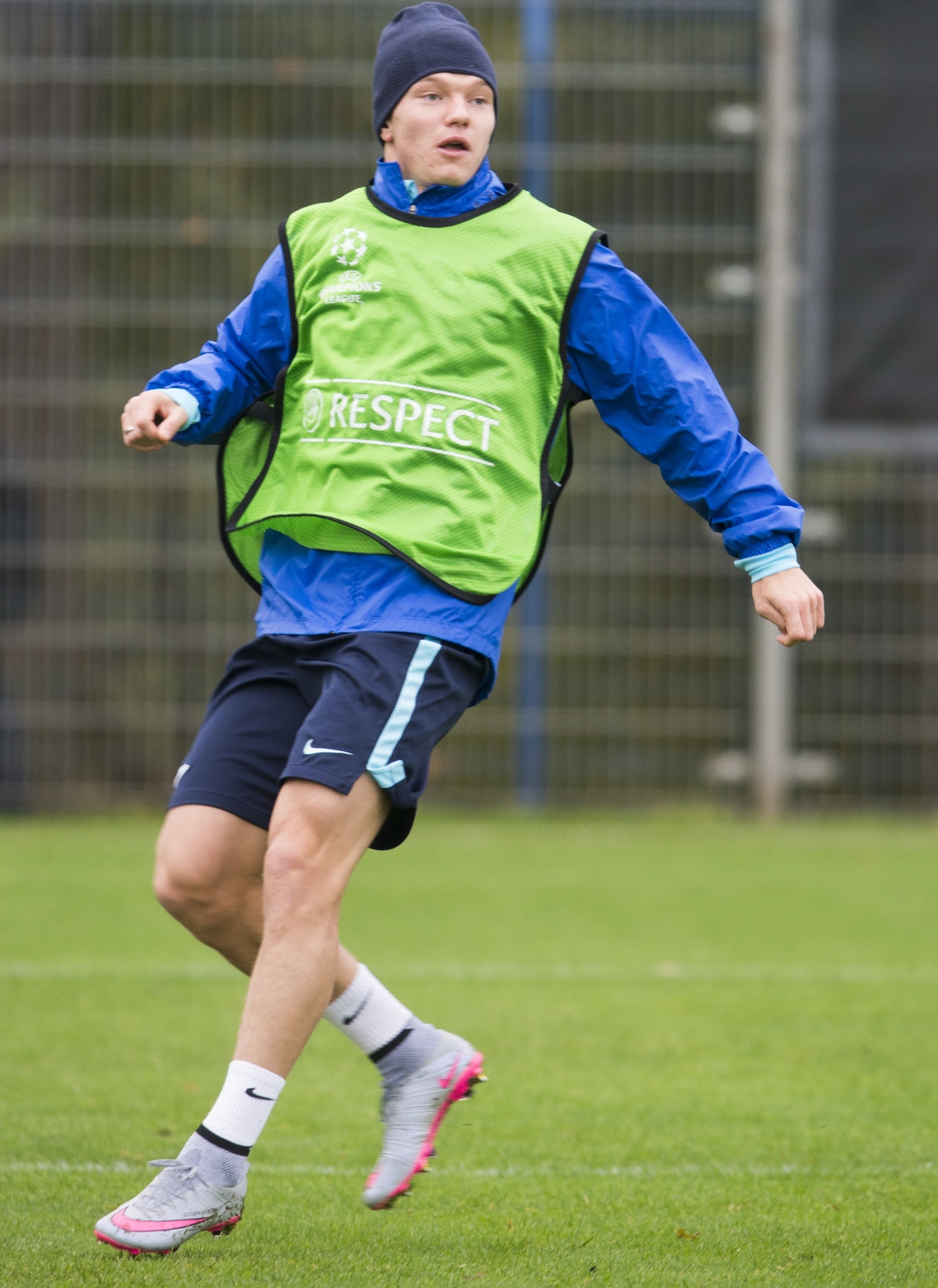 Открытая тренировка «Зенита» перед матчем Лиги Чемпионов УЕФА с «Лионом»