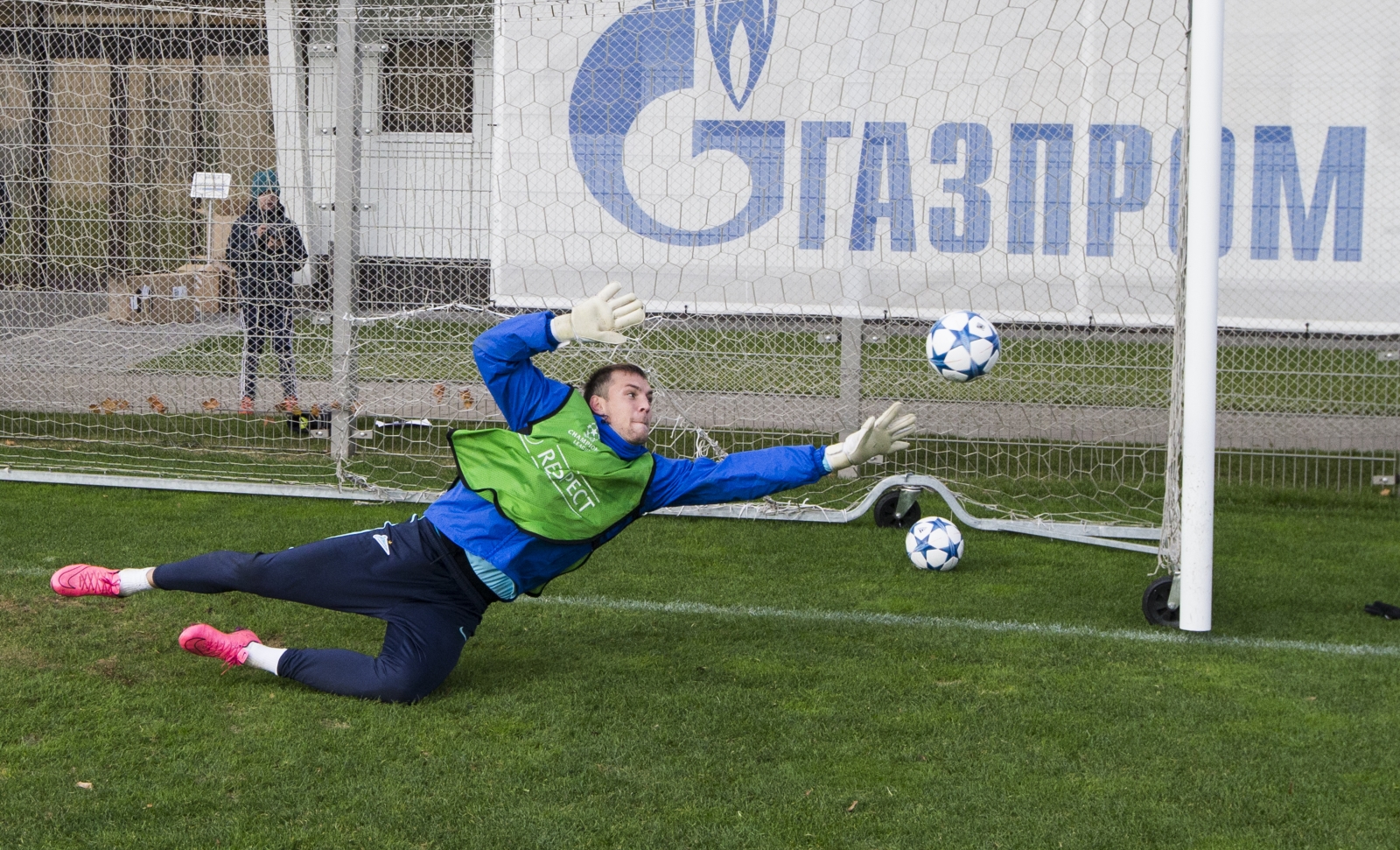 Открытая тренировка «Зенита» перед матчем Лиги Чемпионов УЕФА с «Лионом»