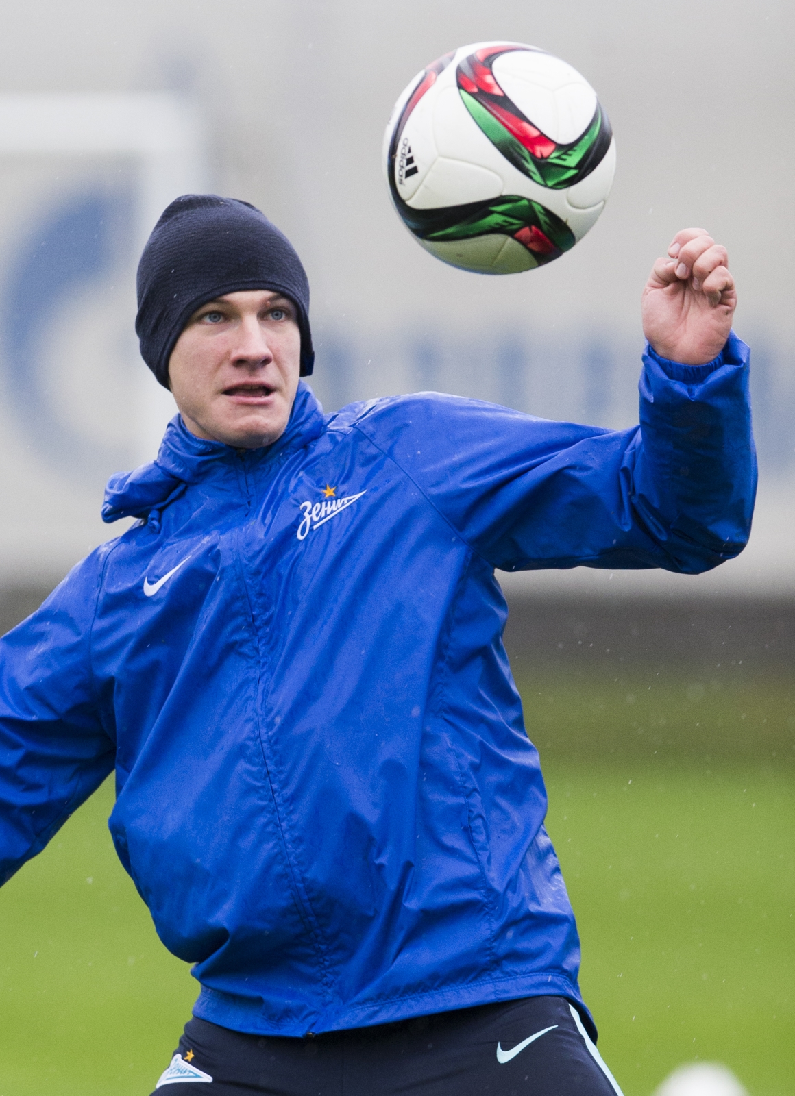 Тренировка «Зенита» перед матчем с «Анжи»