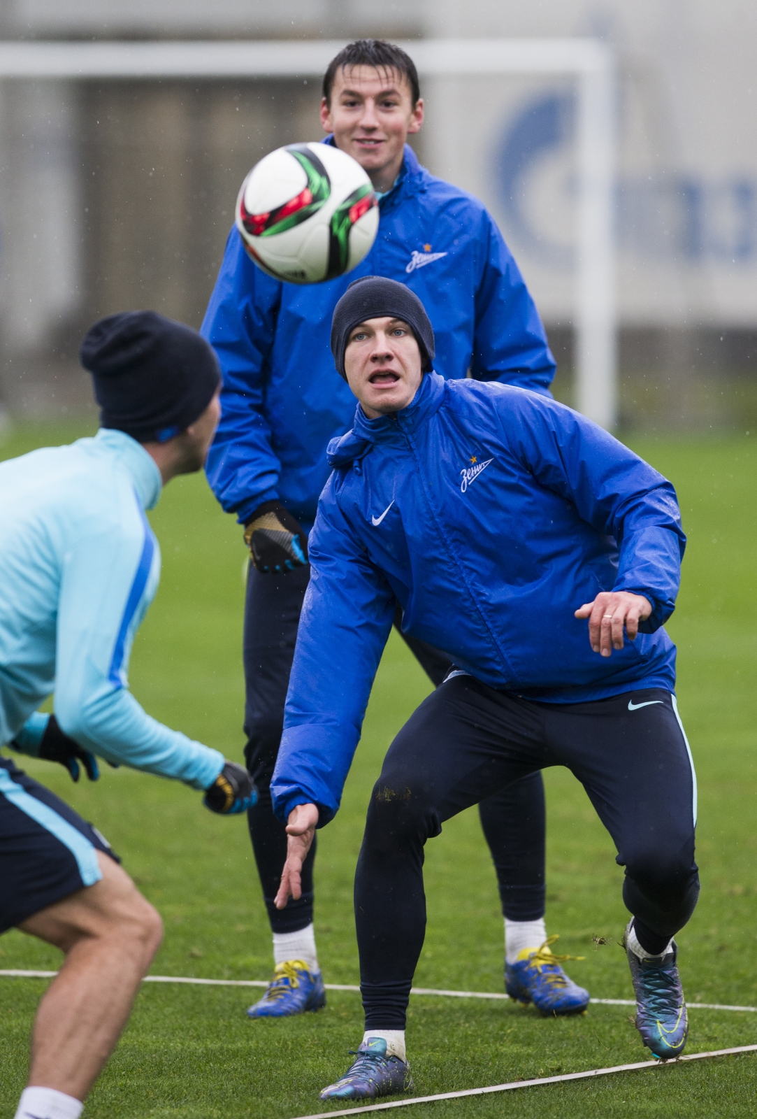 Тренировка «Зенита» перед матчем с «Анжи»