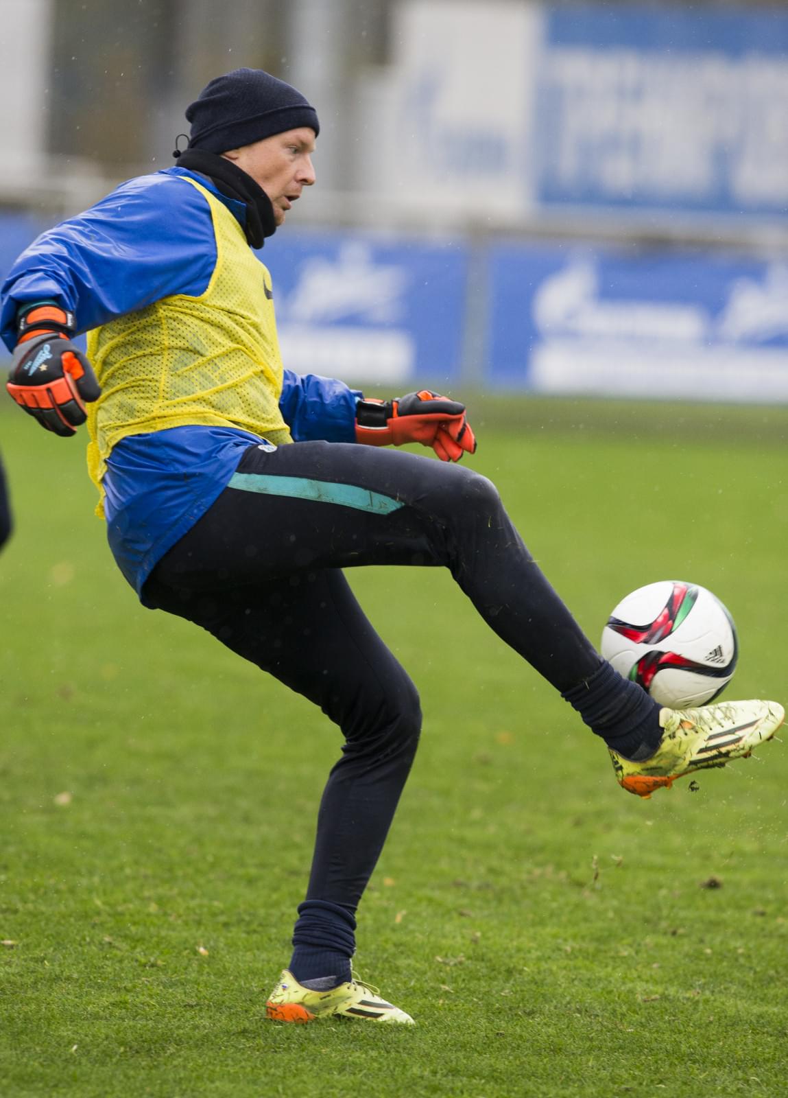 Тренировка «Зенита» перед матчем с «Анжи»