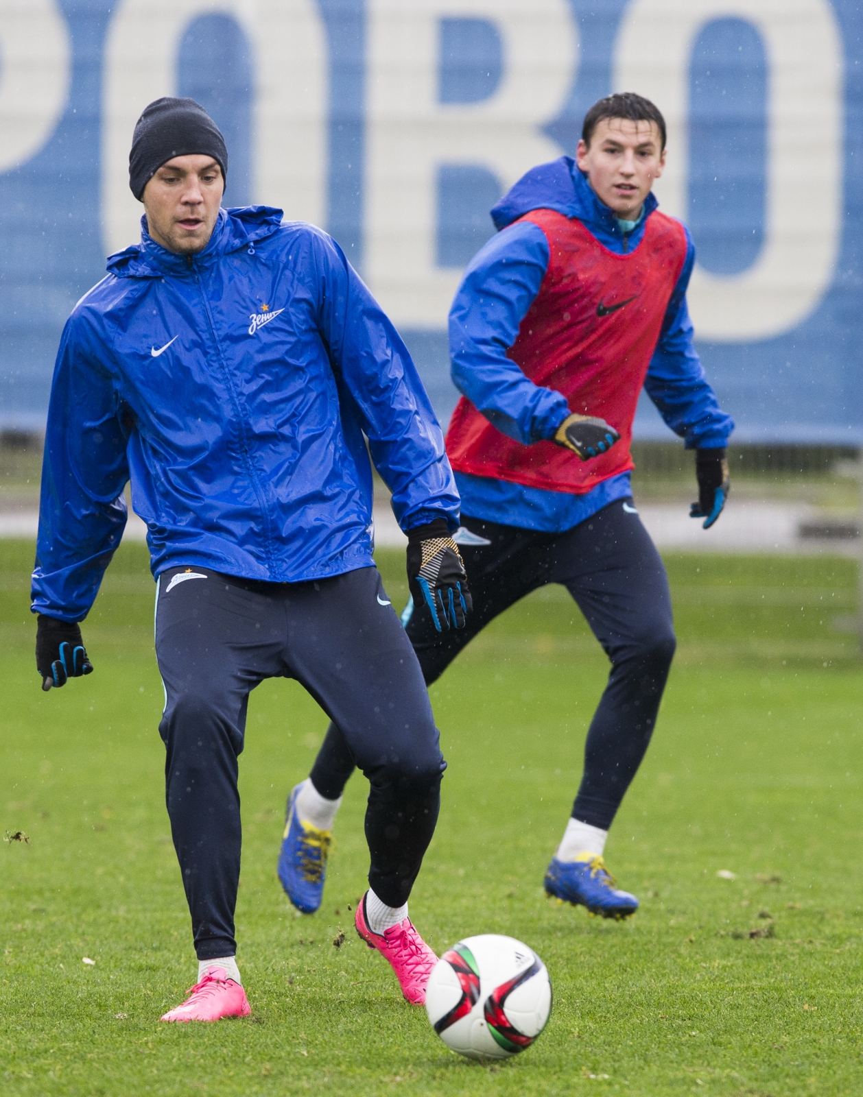 Тренировка «Зенита» перед матчем с «Анжи»