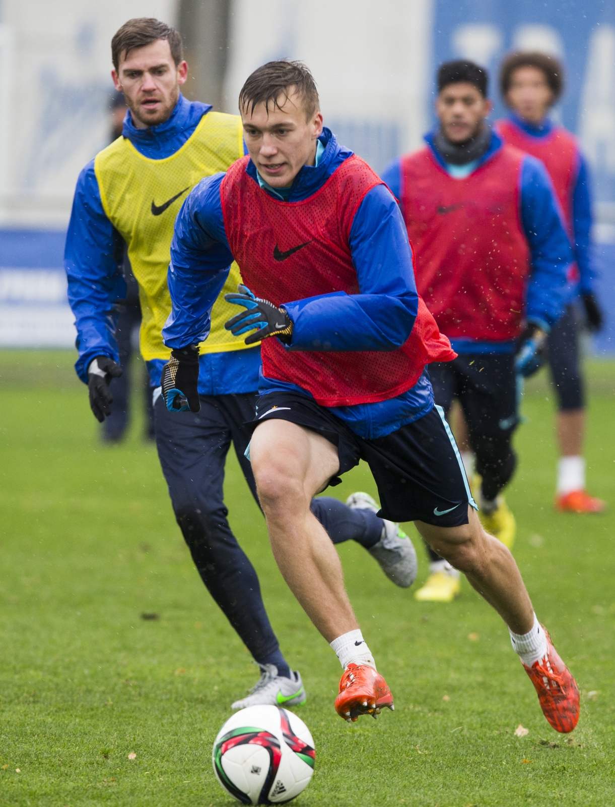 Тренировка «Зенита» перед матчем с «Анжи»