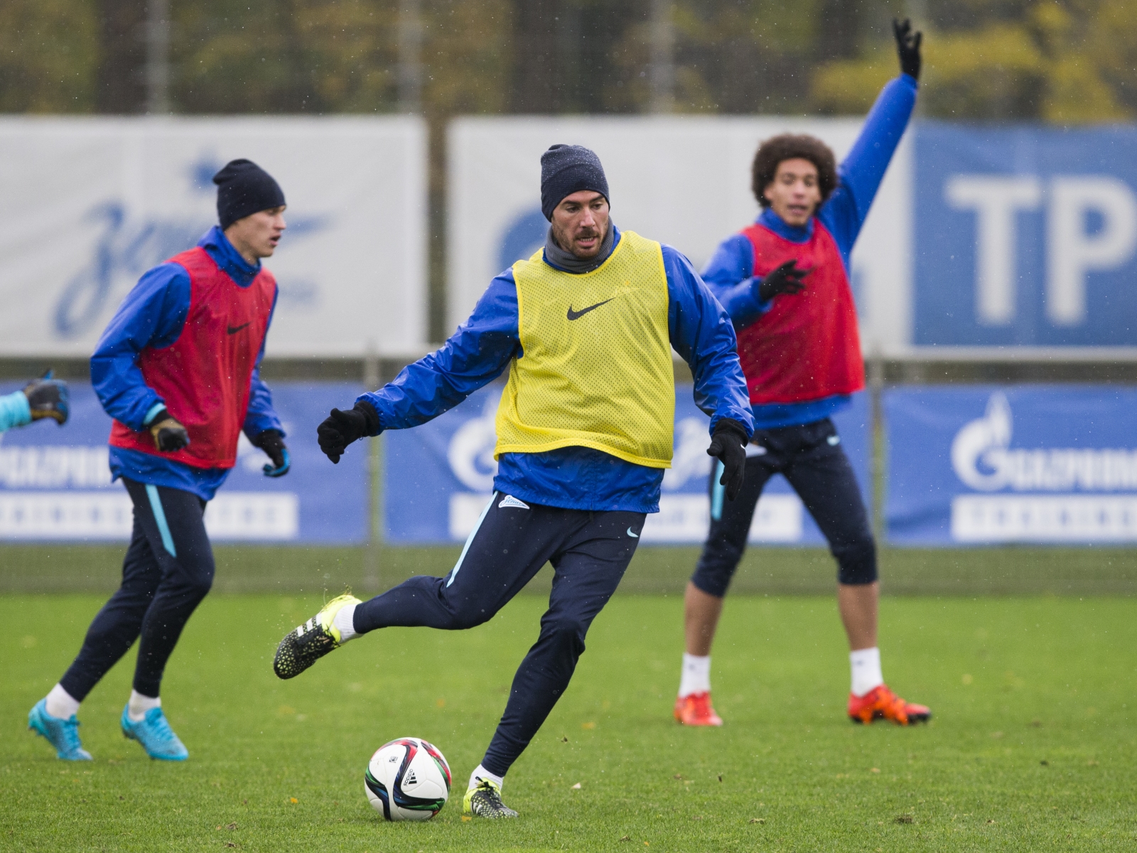 Тренировка «Зенита» перед матчем с «Анжи»