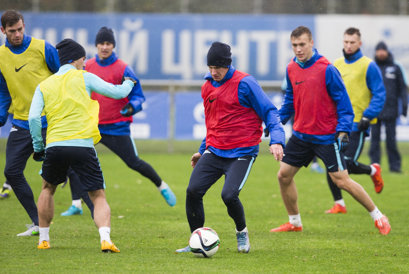 Тренировка «Зенита» перед матчем с «Анжи»