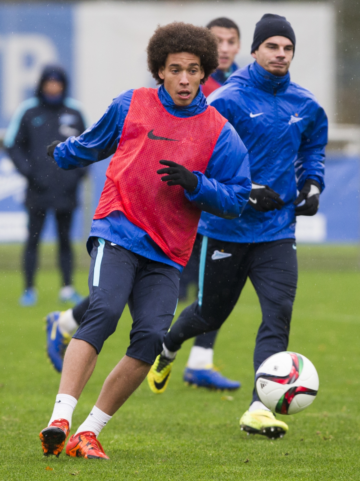 Тренировка «Зенита» перед матчем с «Анжи»