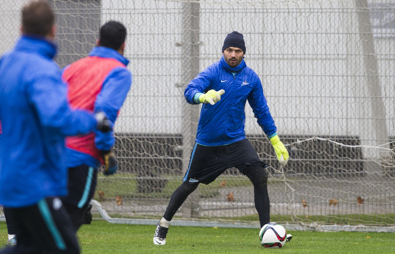 Тренировка «Зенита» перед матчем с «Анжи»