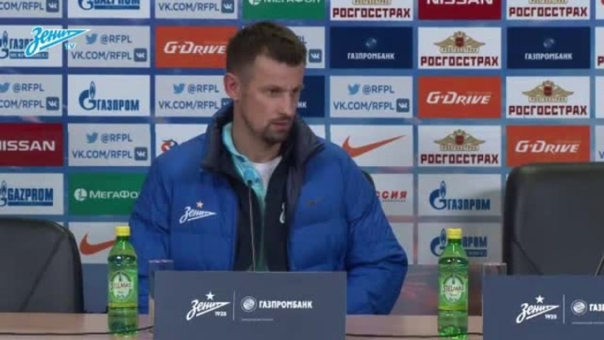 Пресс-конференция Сергея Семака после матча с «Анжи»