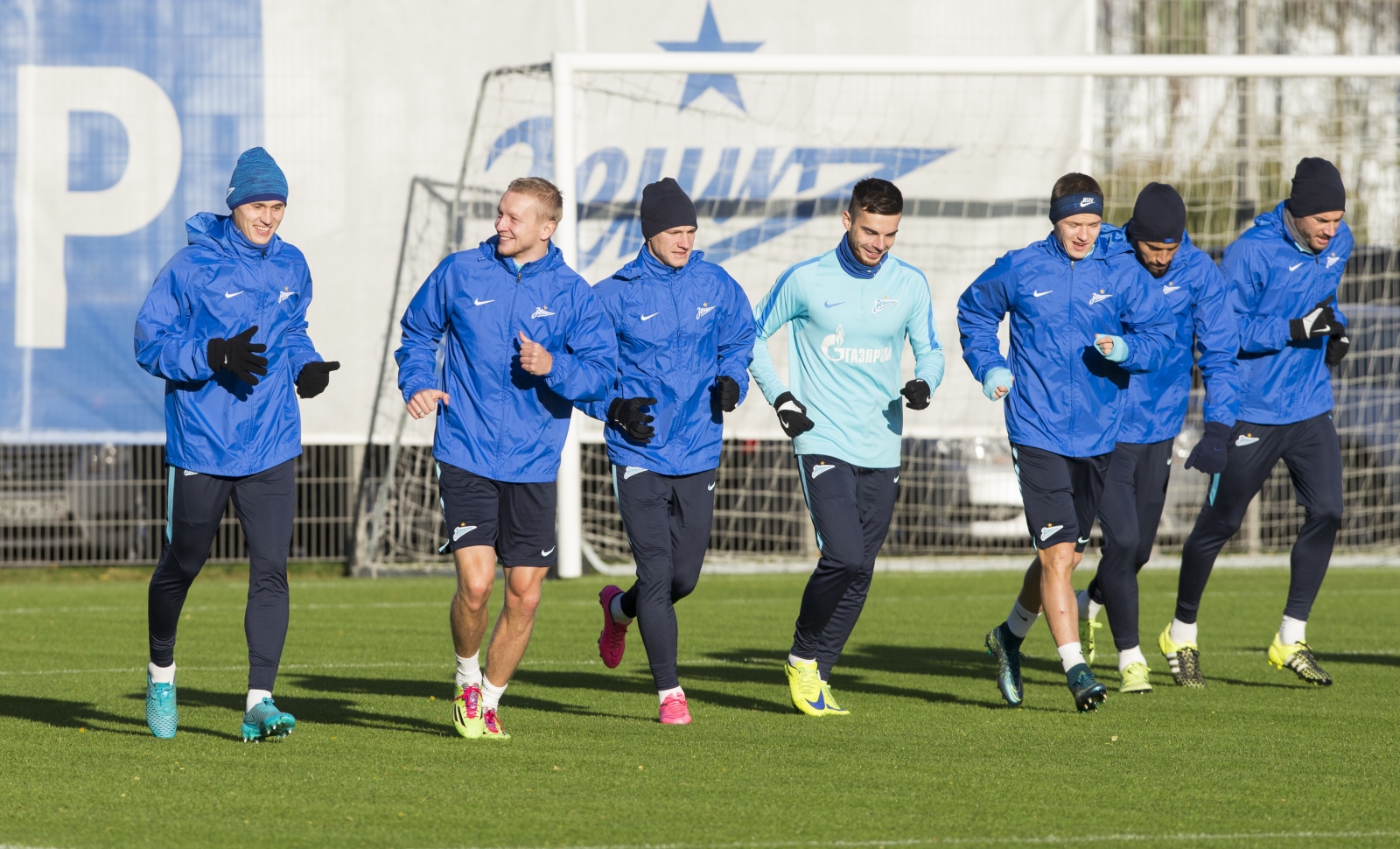 Тренировка «Зенита» перед матчем с «Мордовией»