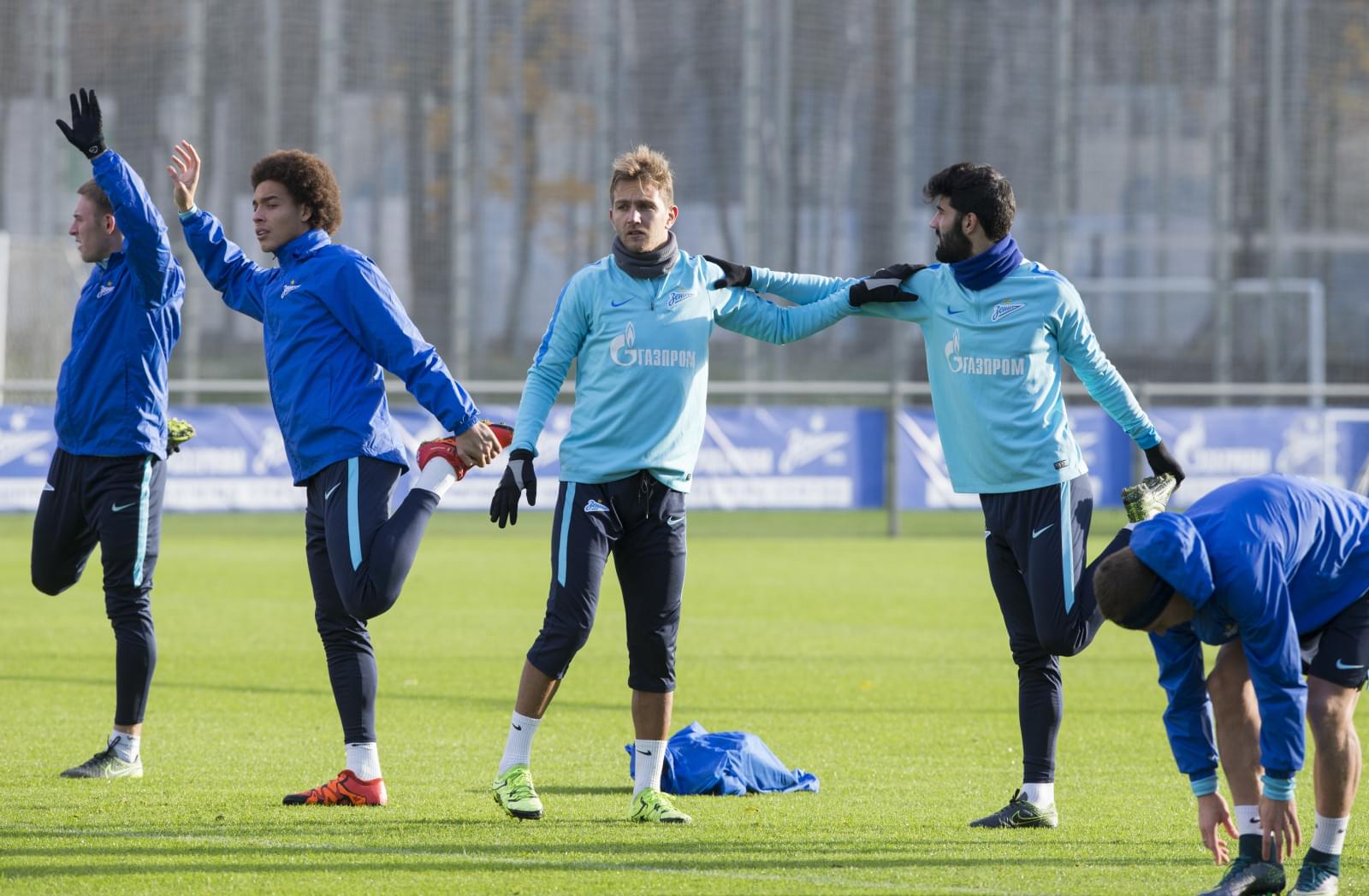 Тренировка «Зенита» перед матчем с «Мордовией»