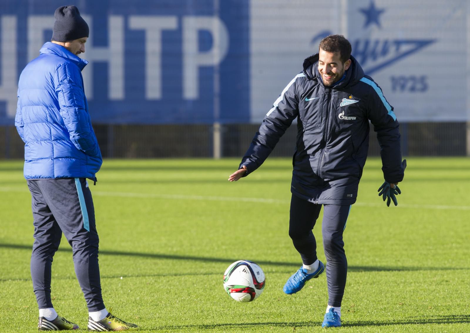 Тренировка «Зенита» перед матчем с «Мордовией»