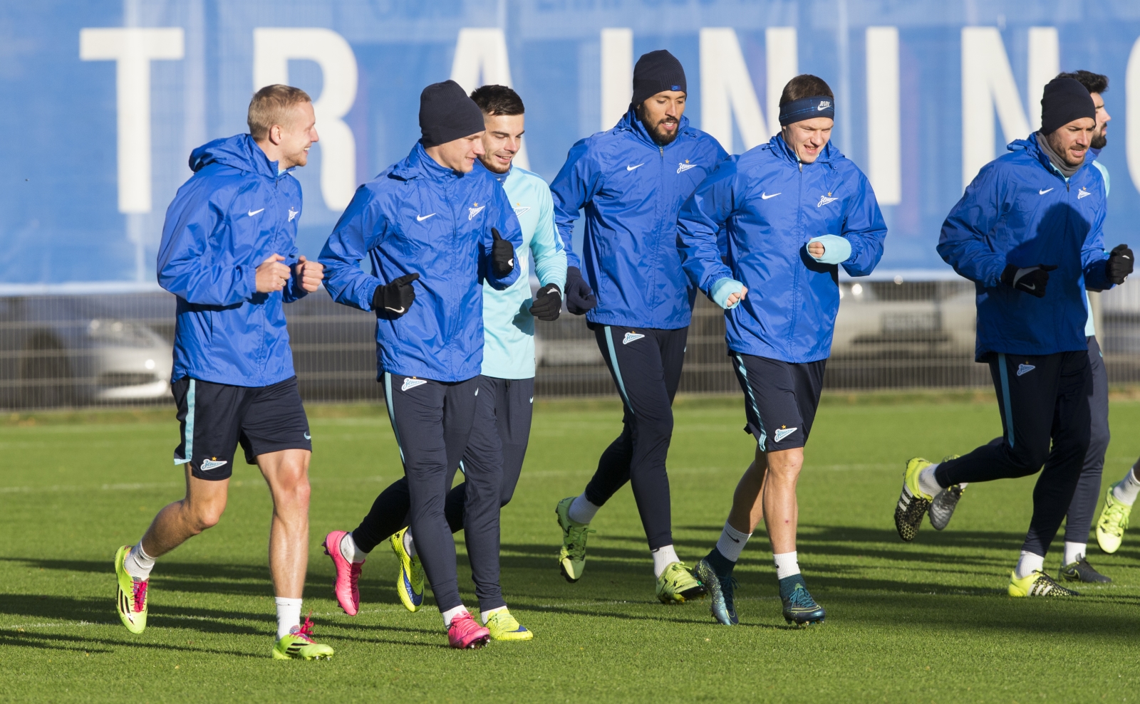 Тренировка «Зенита» перед матчем с «Мордовией»