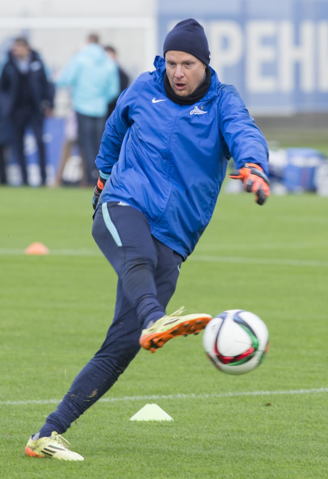 Тренировка «Зенита» перед матчем с «Мордовией»