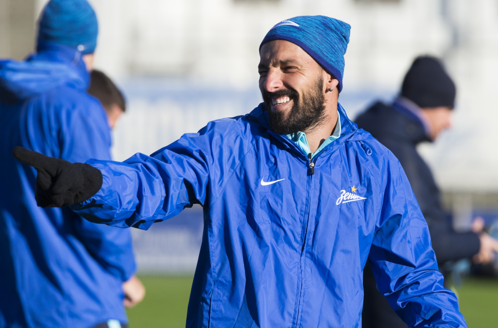 Тренировка «Зенита» перед матчем с «Мордовией»