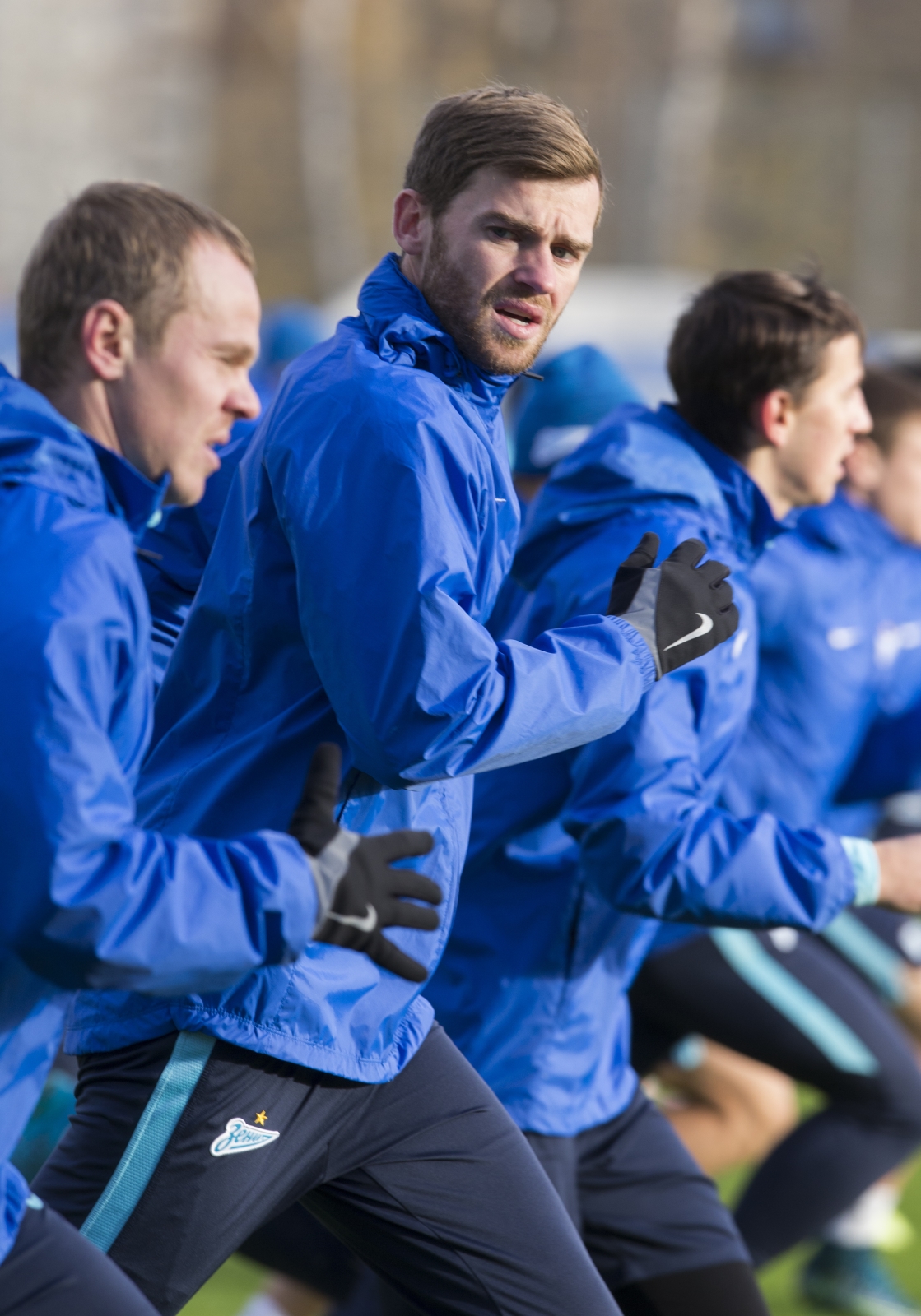 Тренировка «Зенита» перед матчем с «Мордовией»