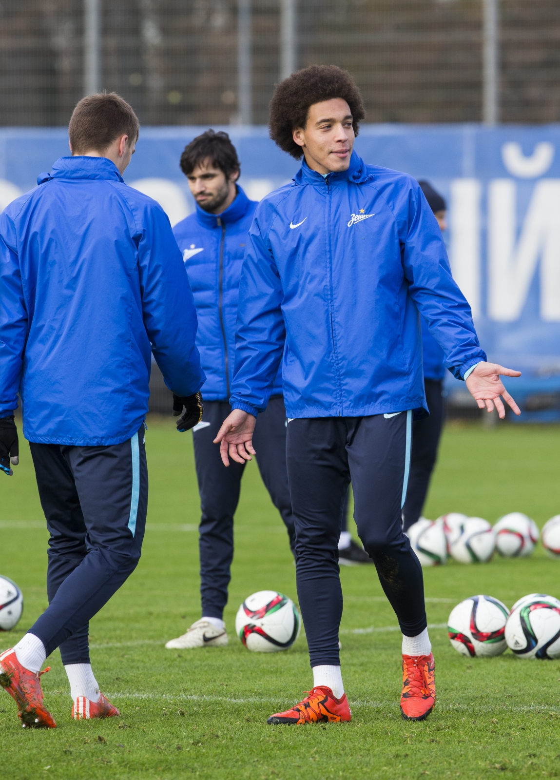 Тренировка «Зенита» перед матчем с «Мордовией»