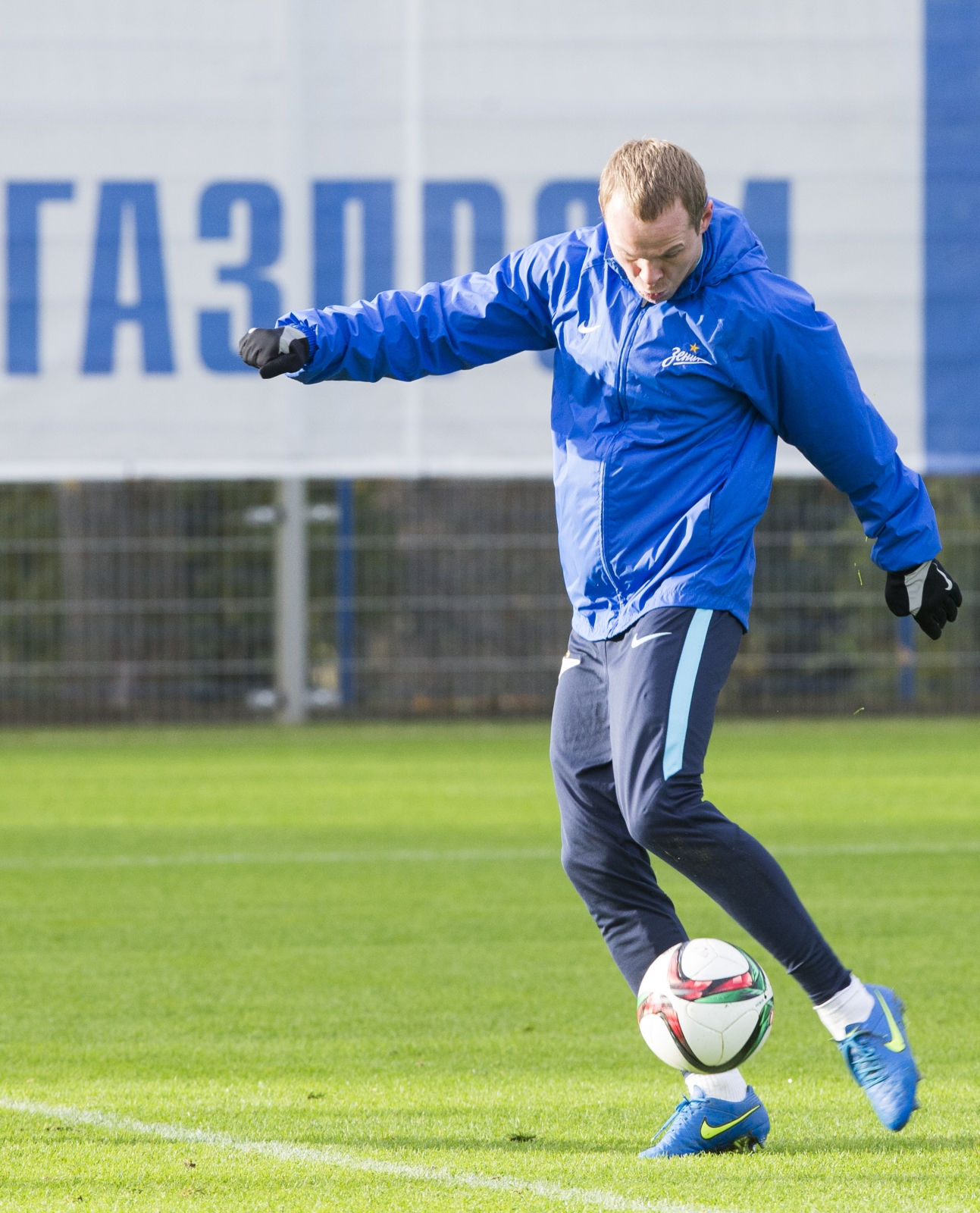 Тренировка «Зенита» перед матчем с «Мордовией»