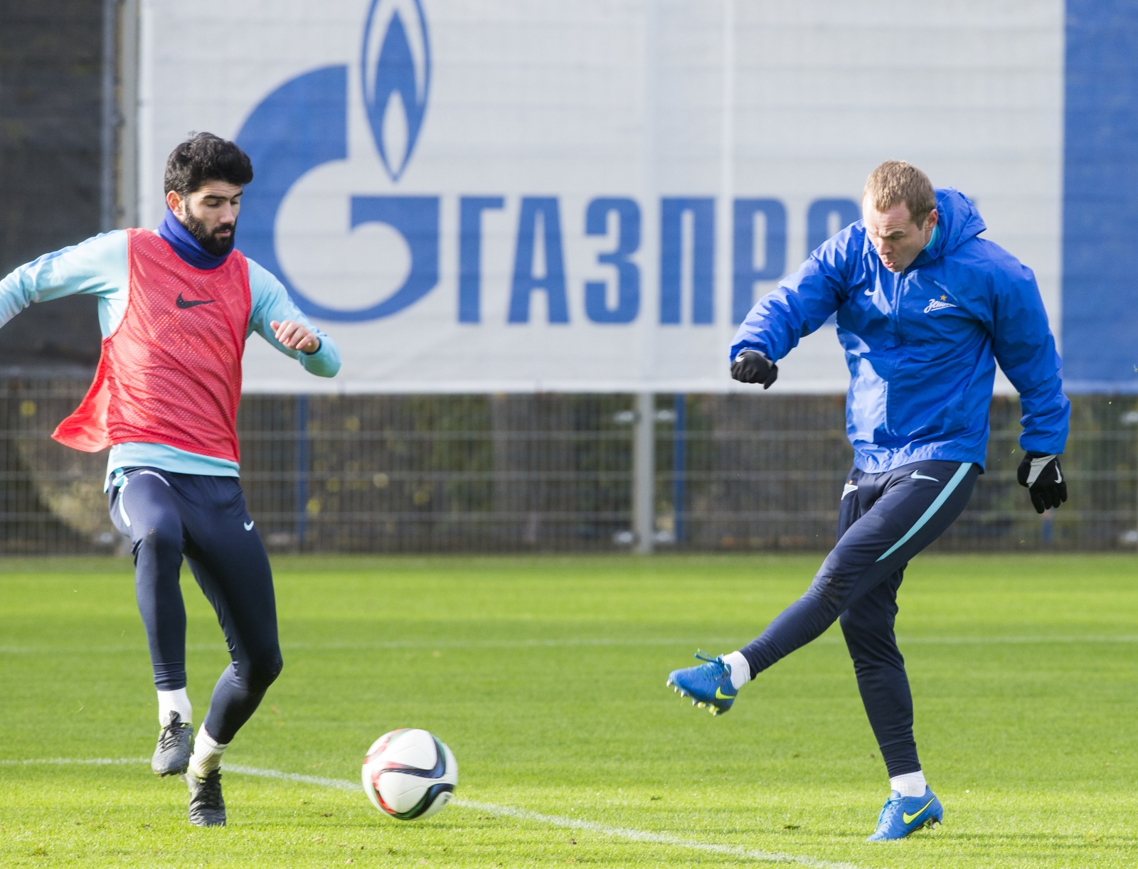 Тренировка «Зенита» перед матчем с «Мордовией»