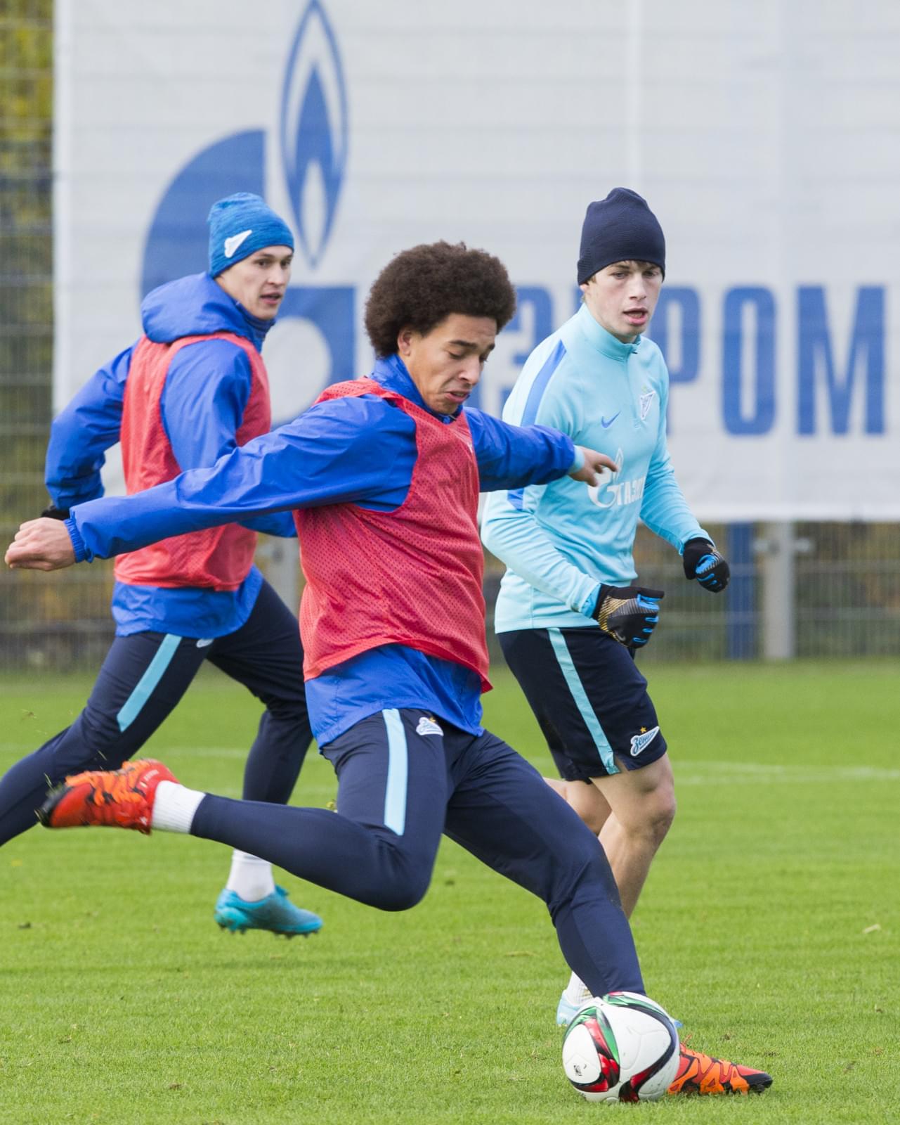 Тренировка «Зенита» перед матчем с «Мордовией»