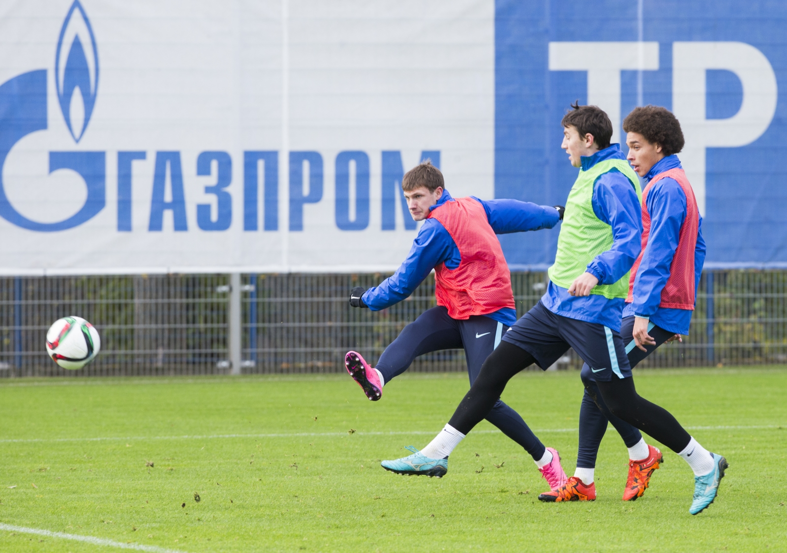 Тренировка «Зенита» перед матчем с «Мордовией»