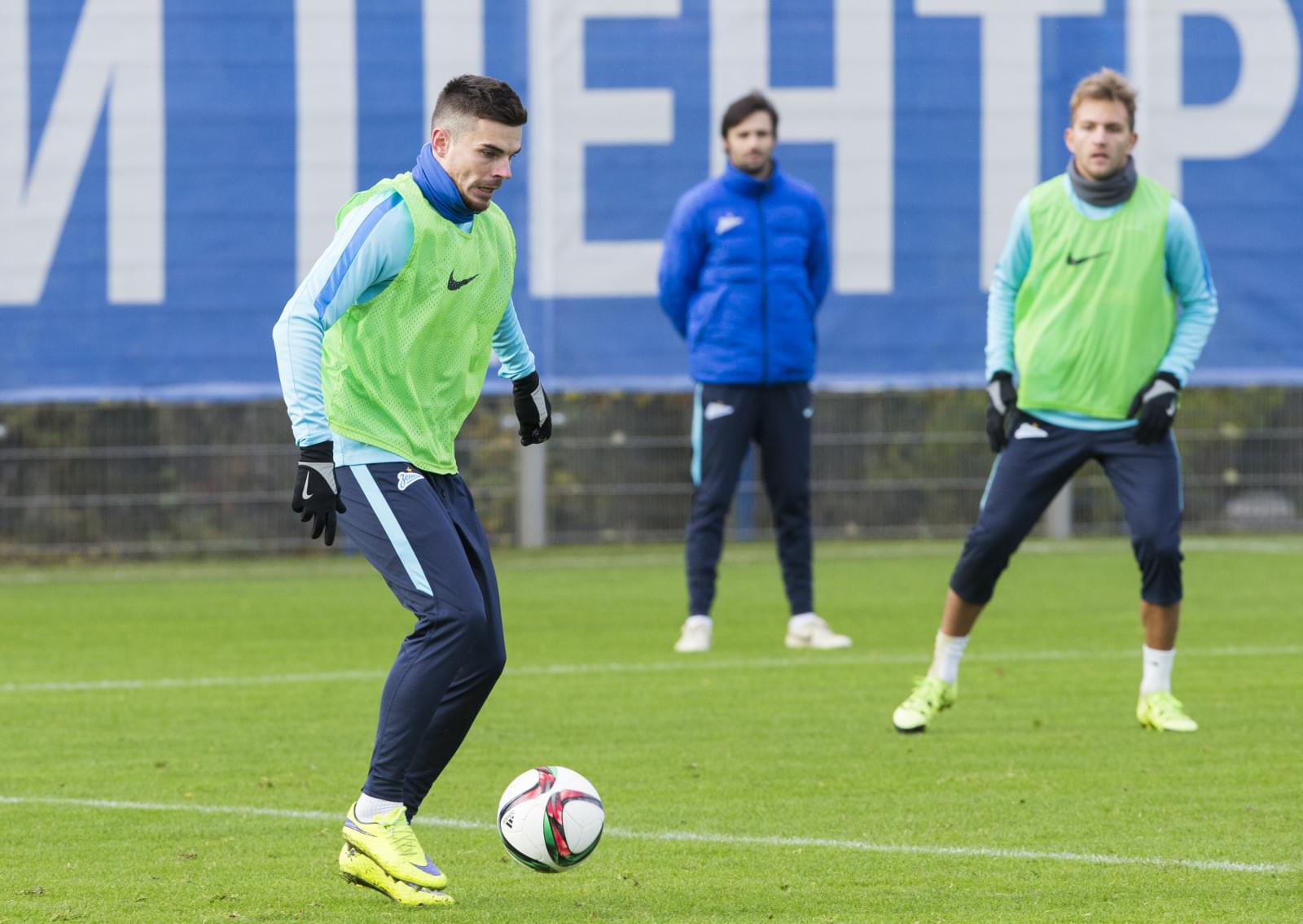 Тренировка «Зенита» перед матчем с «Мордовией»