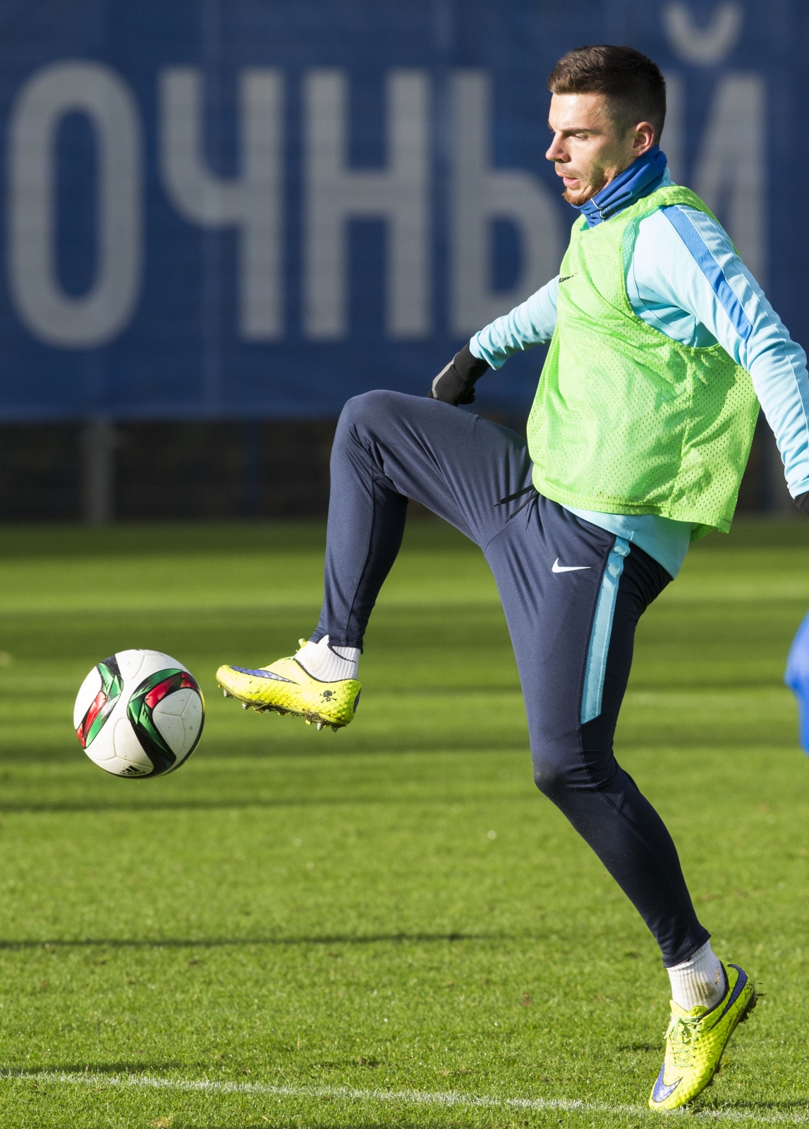 Тренировка «Зенита» перед матчем с «Мордовией»