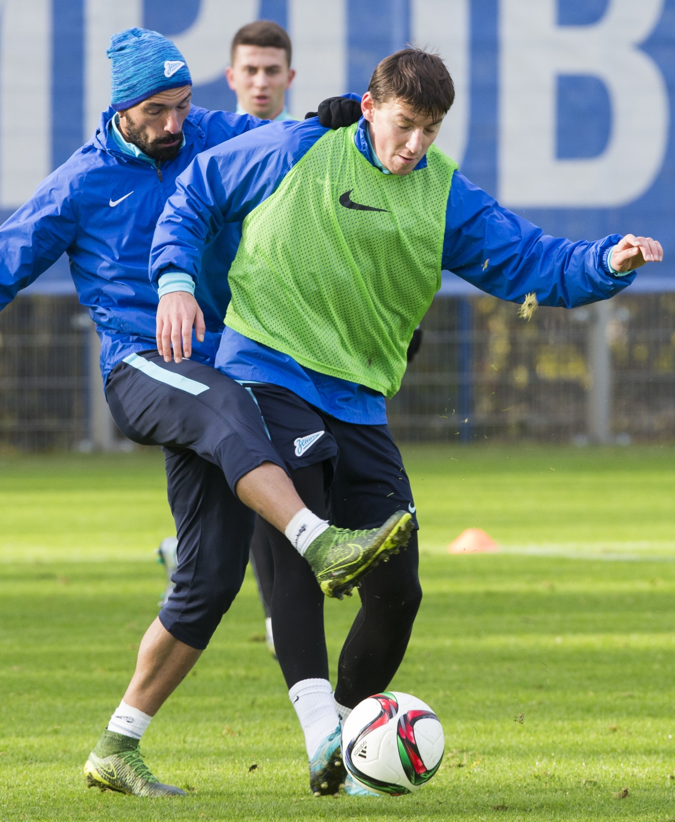 Тренировка «Зенита» перед матчем с «Мордовией»