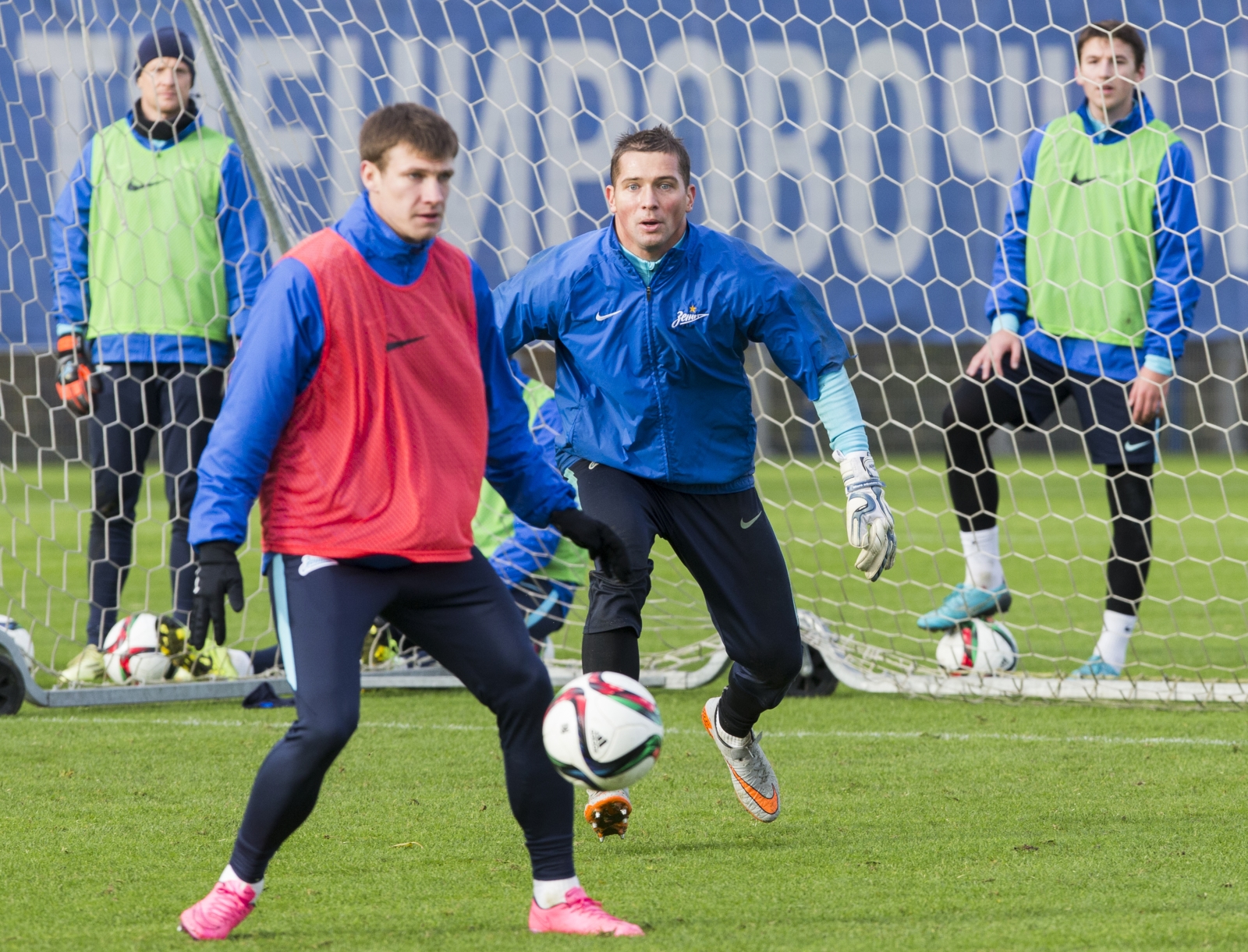 Тренировка «Зенита» перед матчем с «Мордовией»