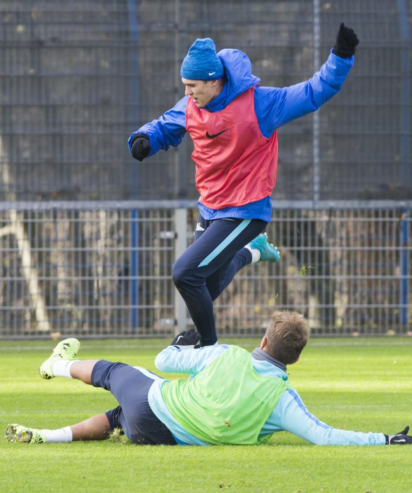 Тренировка «Зенита» перед матчем с «Мордовией»