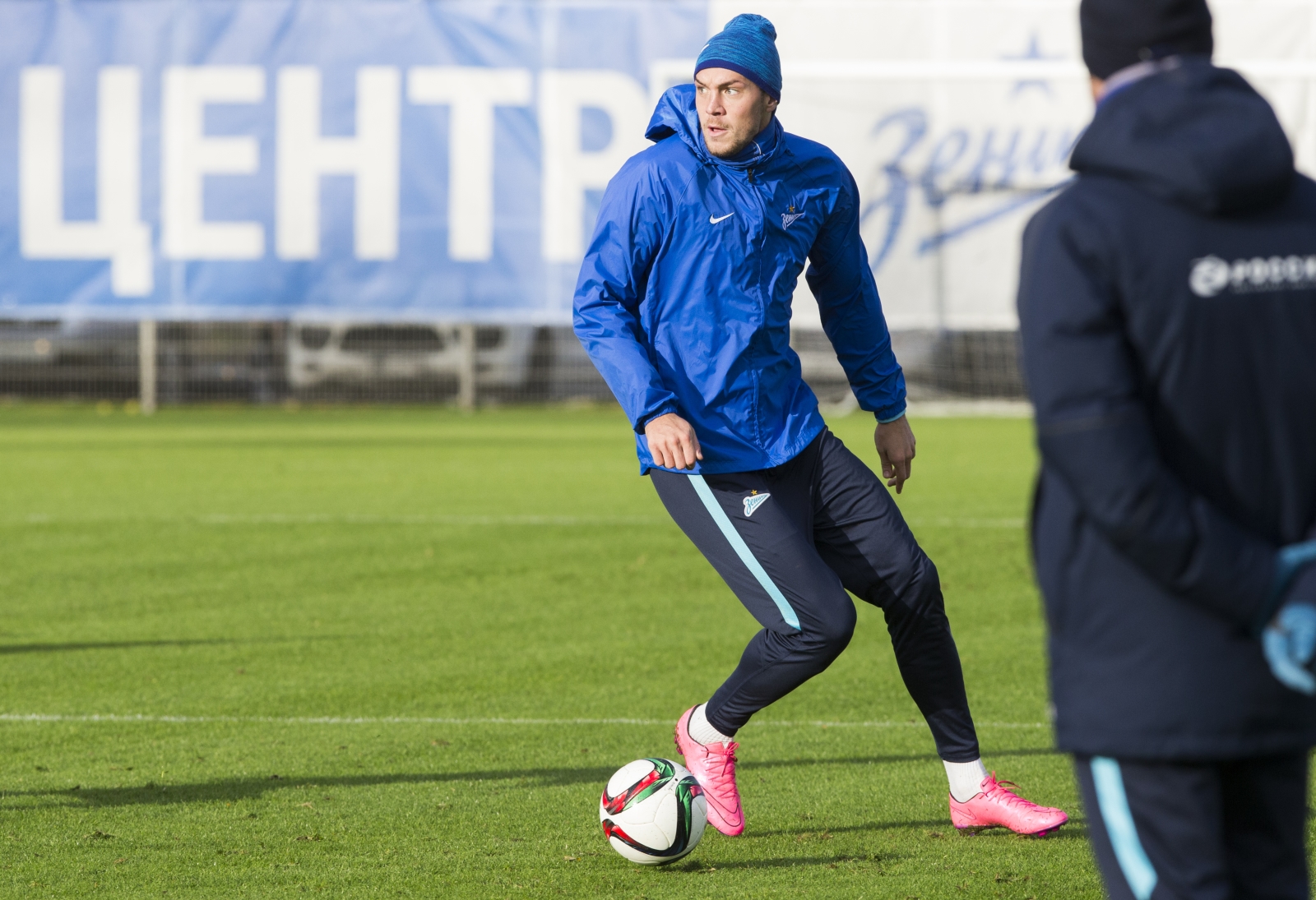 Тренировка «Зенита» перед матчем с «Мордовией»