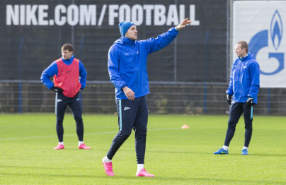 Тренировка «Зенита» перед матчем с «Мордовией»