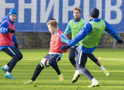 Тренировка «Зенита» перед матчем с «Мордовией»