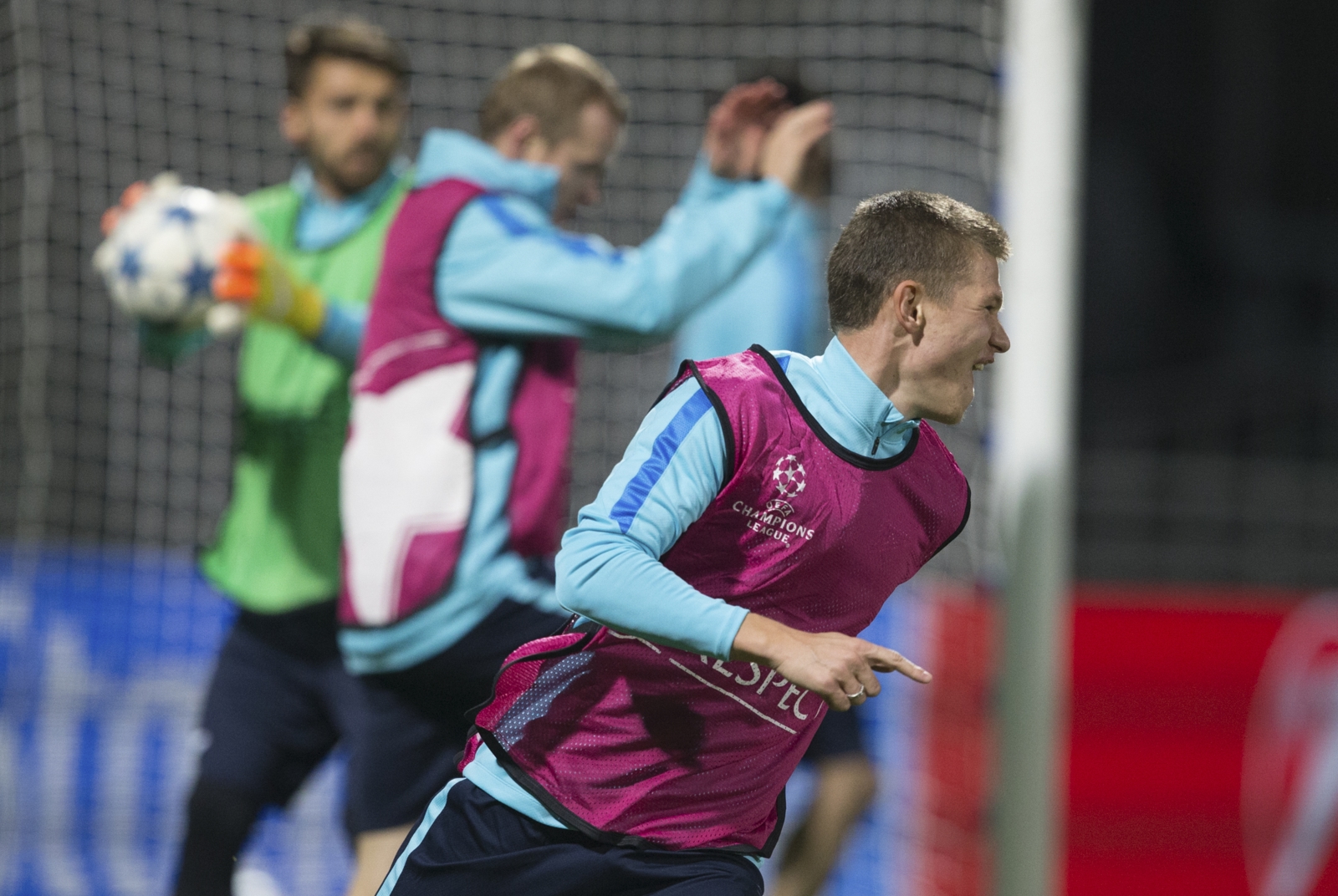 Тренировка «Зенита» перед матчем Лиги Чемпионов УЕФА 2015/16, «Лион» — «Зенит»