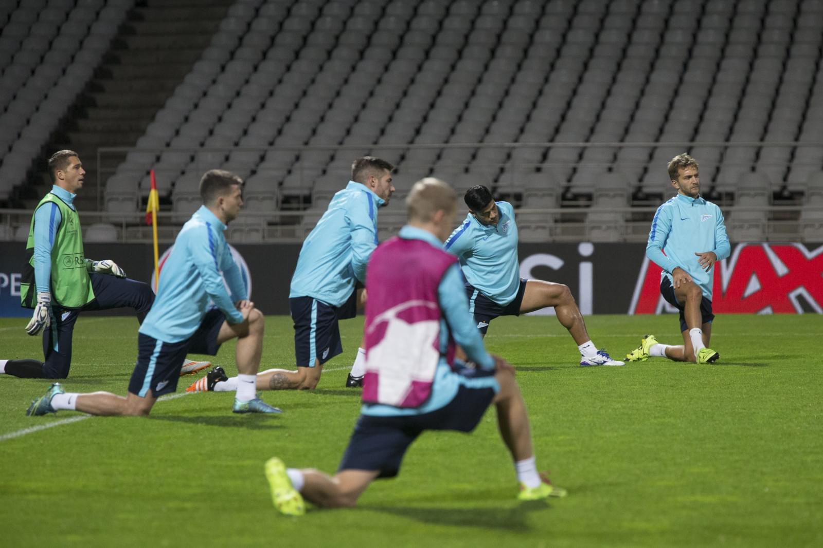 Тренировка «Зенита» перед матчем Лиги Чемпионов УЕФА 2015/16, «Лион» — «Зенит»