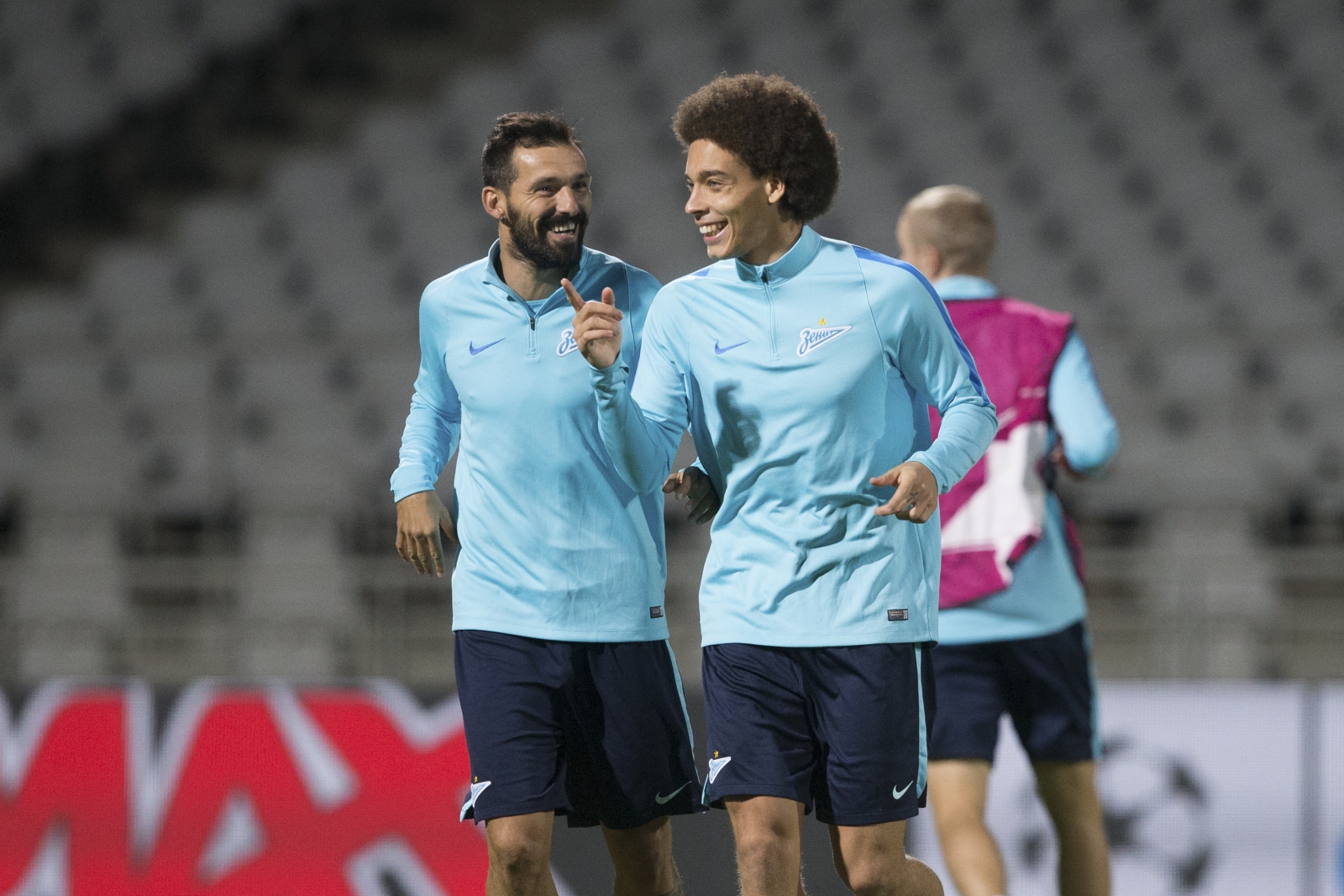 Тренировка «Зенита» перед матчем Лиги Чемпионов УЕФА 2015/16, «Лион» — «Зенит»