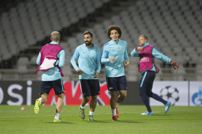 Тренировка «Зенита» перед матчем Лиги Чемпионов УЕФА 2015/16, «Лион» — «Зенит»