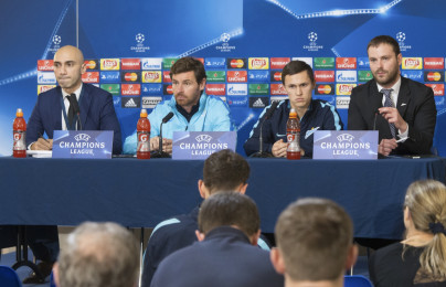 Тренировка «Зенита» перед матчем Лиги Чемпионов УЕФА 2015/16, «Лион» — «Зенит»