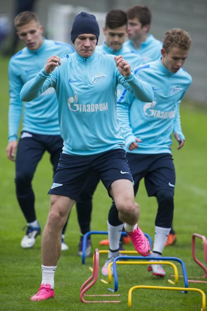 Тренировка «Зенита» перед матчем с «Локомотивом»