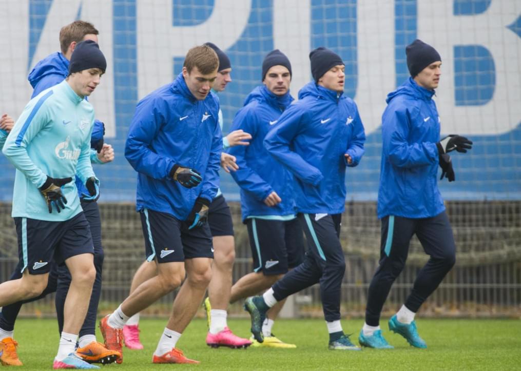 Тренировка «Зенита» перед матчем с «Локомотивом»