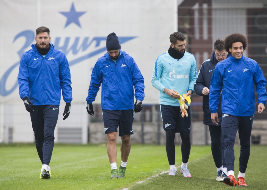 Тренировка «Зенита» перед матчем с «Локомотивом»