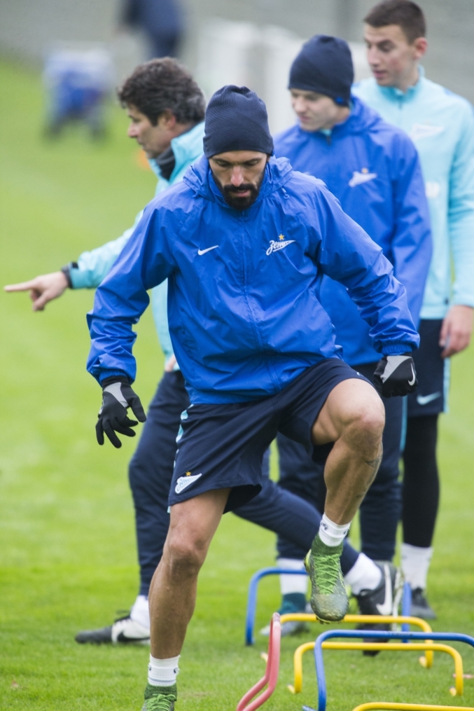 Тренировка «Зенита» перед матчем с «Локомотивом»