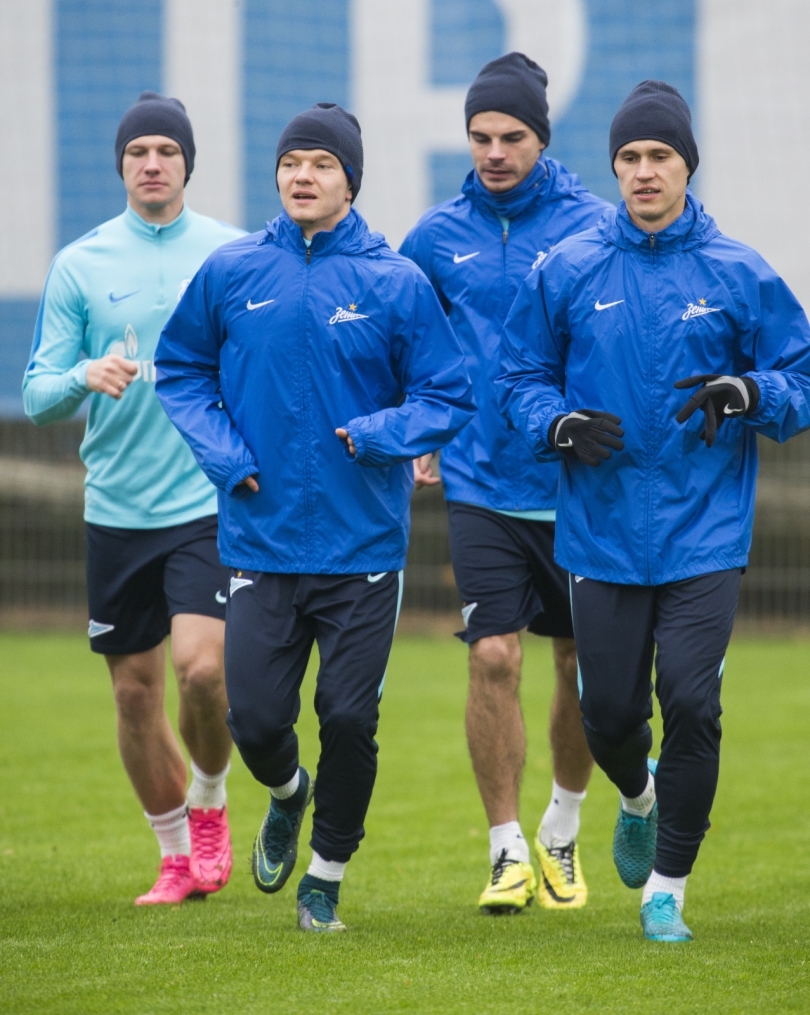 Тренировка «Зенита» перед матчем с «Локомотивом»