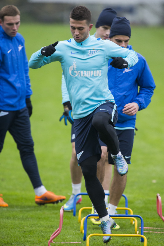 Тренировка «Зенита» перед матчем с «Локомотивом»