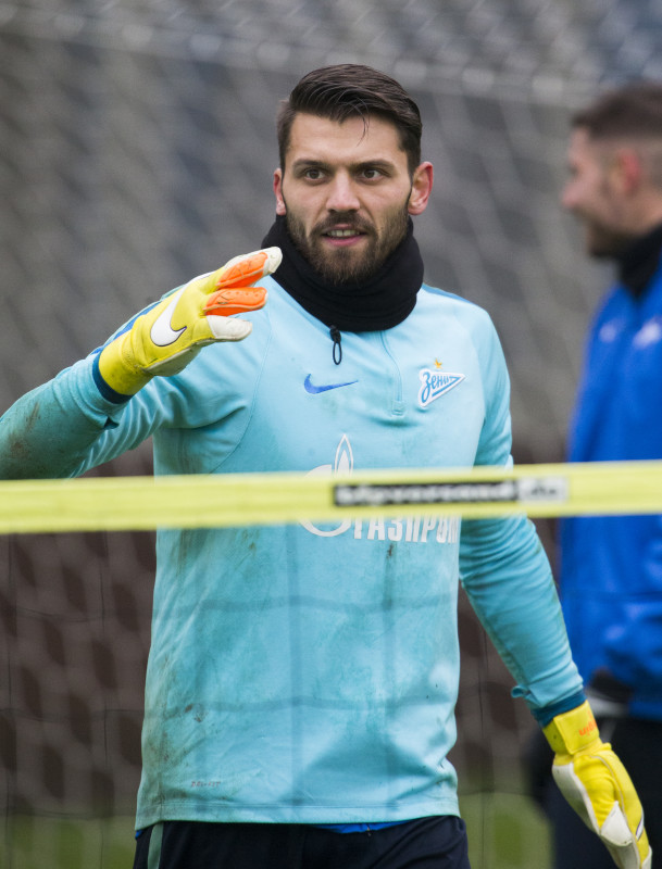 Тренировка «Зенита» перед матчем с «Локомотивом»