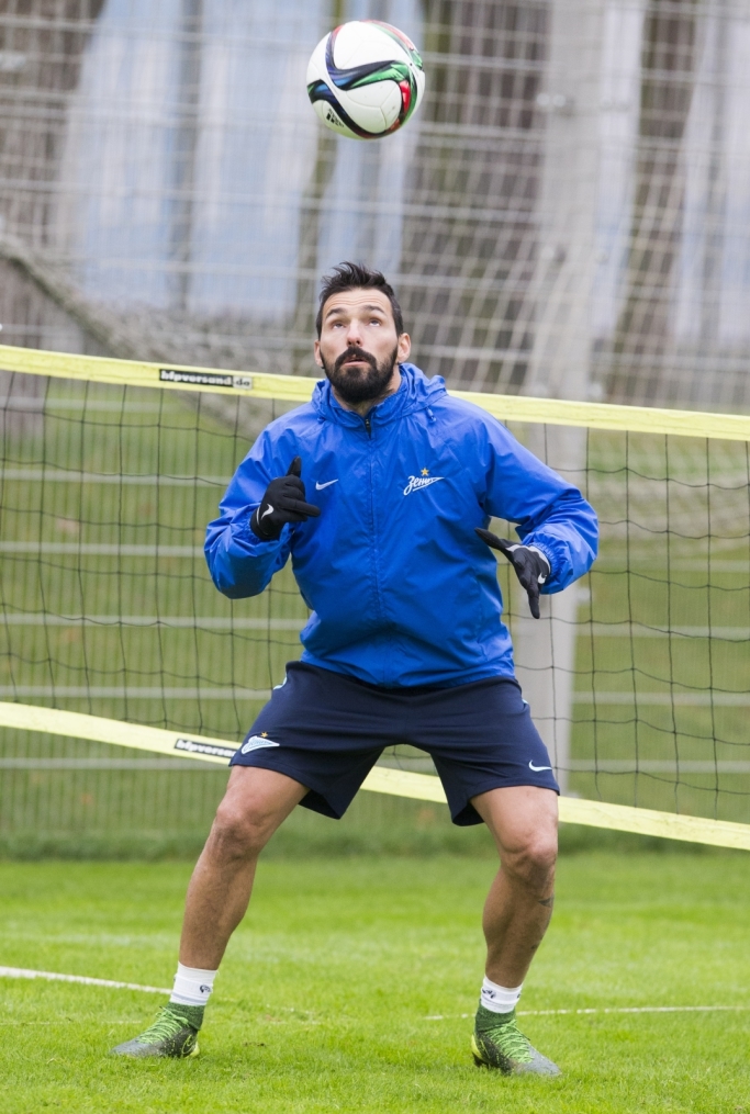 Тренировка «Зенита» перед матчем с «Локомотивом»